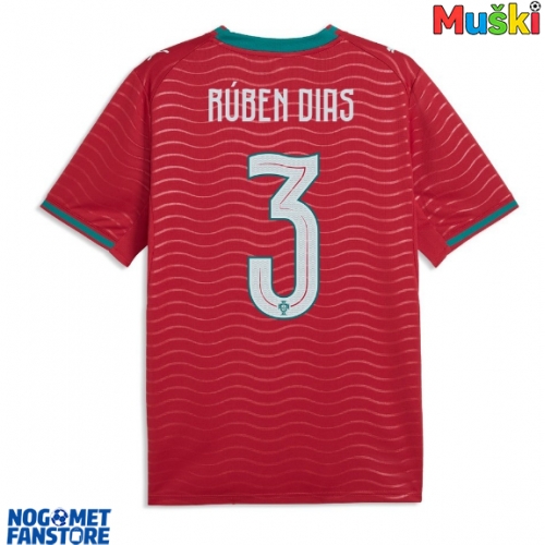 Portugal Ruben Dias #3 Domaci Dres SP 2026 Kratak Rukav